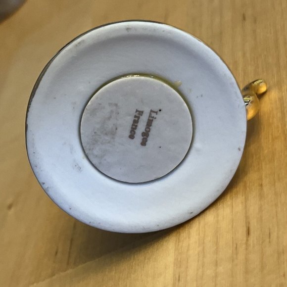 Limoges France Miniature Teapot Teeny Tiny Tea Pot Courting Couple Porcelain - Picture 10 of 11